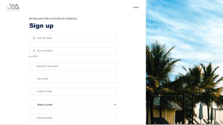 Jaa Lifestyle Login or Registration | Easy Steps Jaalifestyle.com