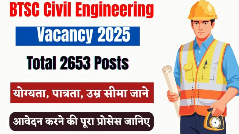 Civil engineering job vacancy announcement