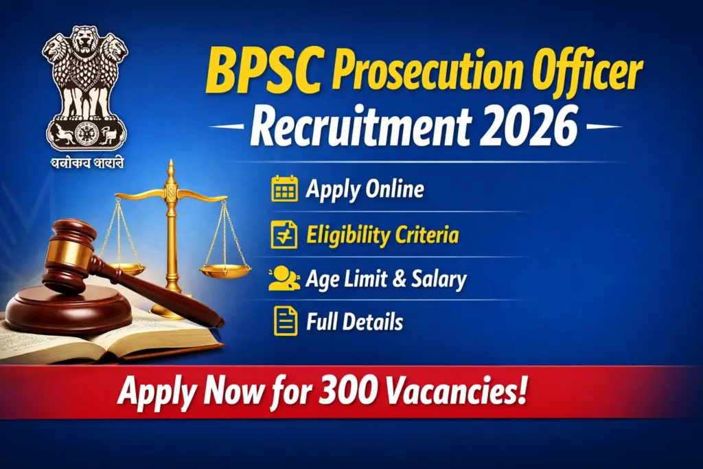 BPSC Prosecution Officer Recruitment 2026