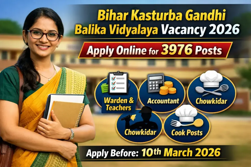 Kasturba Gandhi Vidyalaya Recruitment 2026