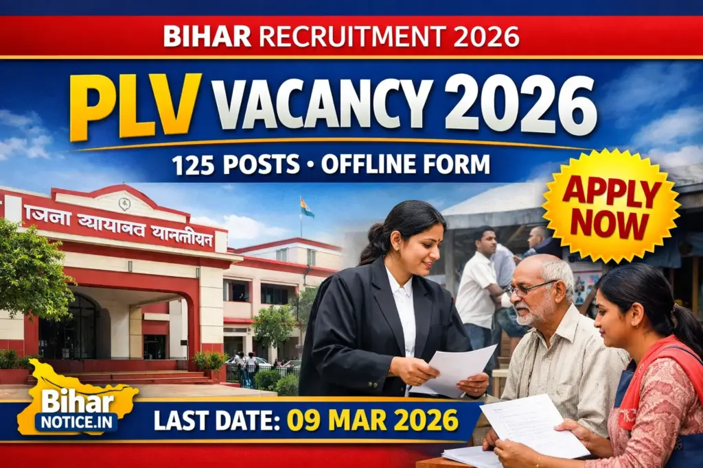 Bihar PLV Vacancy Recruitment 2026