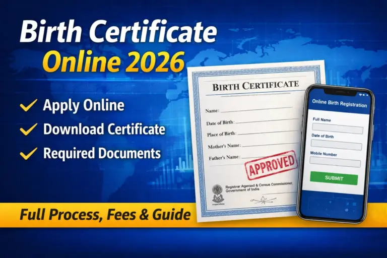Birth Certificate Online 2026