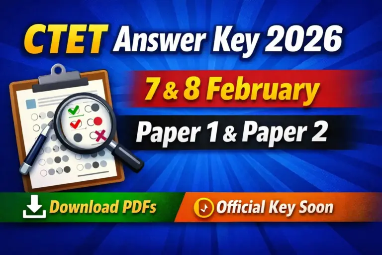 CTET Answer Key 2026