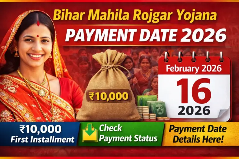 Bihar Mahila Rojgar Yojana Payment Date 2026