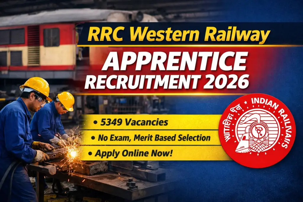 RRC Western Railway Apprentice Recruitment 2026
