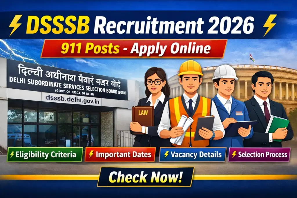 DSSSB Recruitment 2026