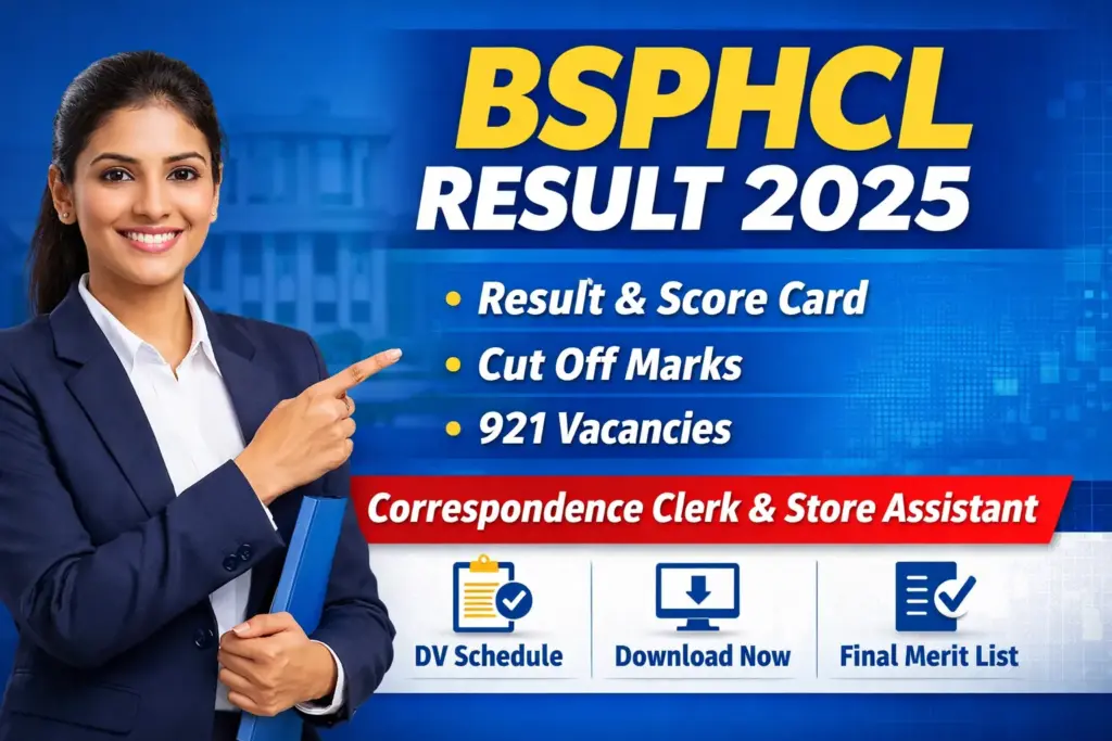 BSPHCL Result 2025