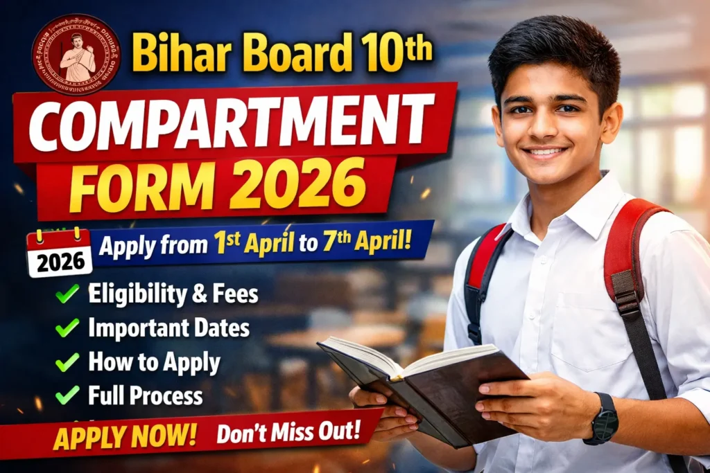 Bihar Board 10th Compartment Form 2026
