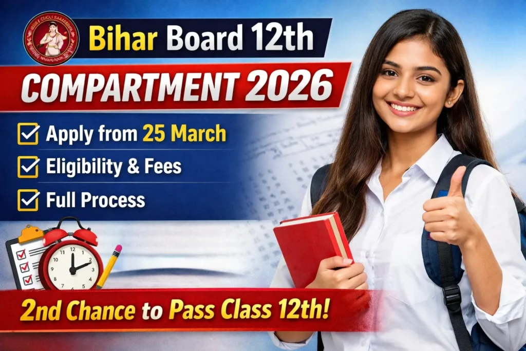 Bihar Board 12th Compartment Form 2026