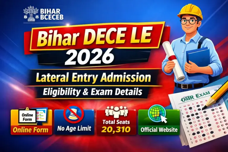 Bihar DECE LE 2026