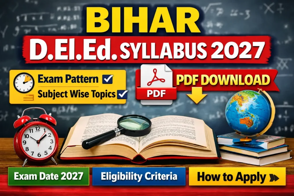 Bihar DElEd Syllabus 2027