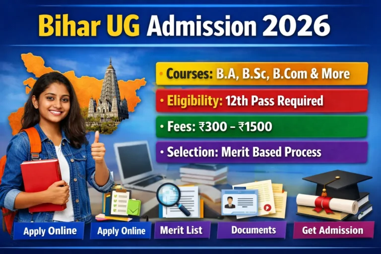 Bihar Graduation Admission 2026
