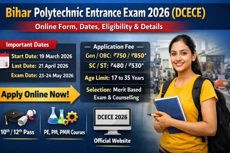 Bihar Polytechnic Entrance Exam 2026