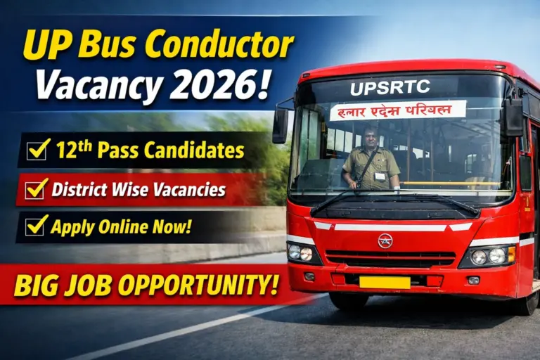 Bus Conductor Recruitment 2026
