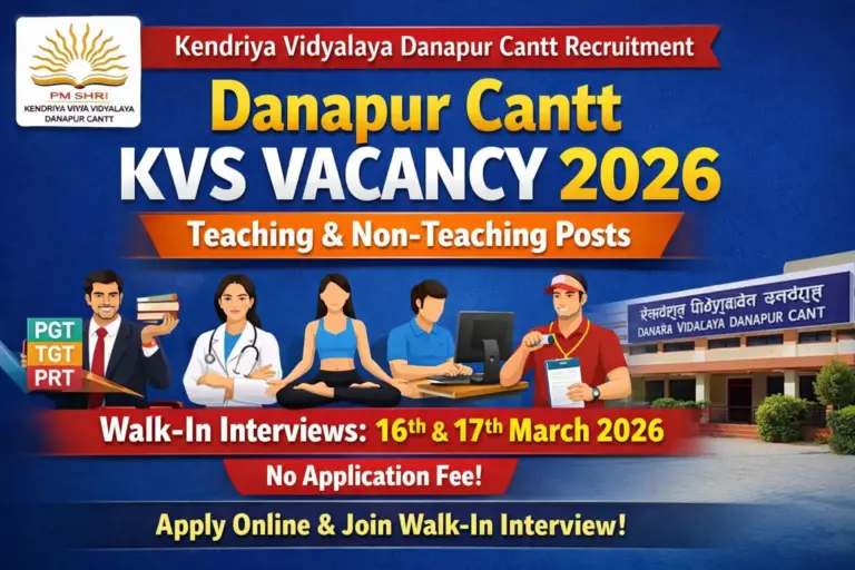 Danapur Cantt KVS recruitment
