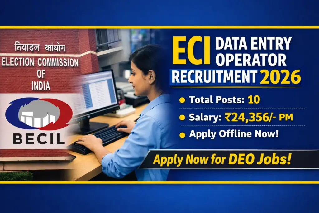 ECI Data Entry Operator Recruitment 2026