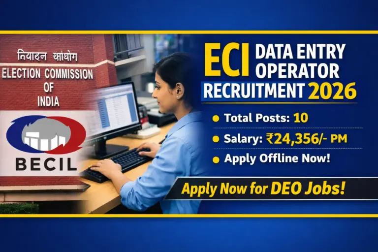 ECI Data Entry Operator Recruitment 2026