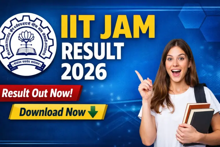 IIT JAM Result 2026