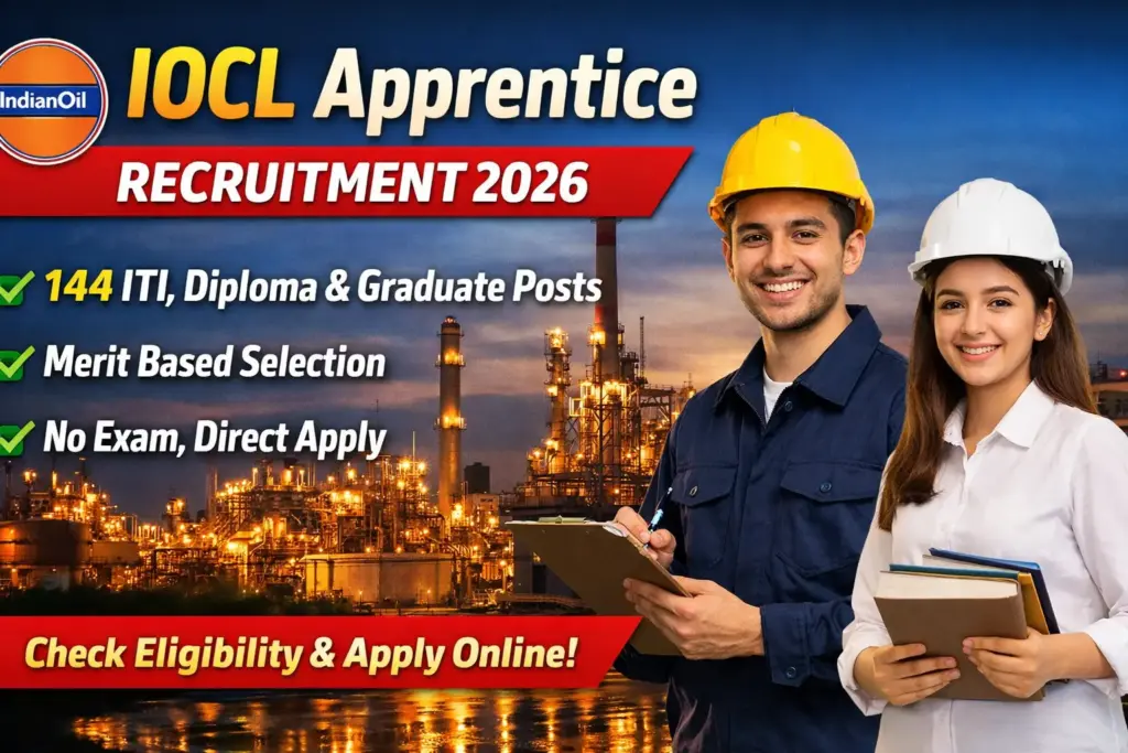 IOCL Marketing Division Apprentice Recruitment 2026
