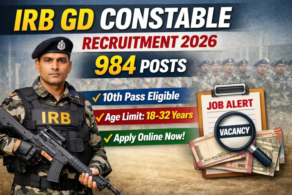 IRB GD Constable Recruitment 2026
