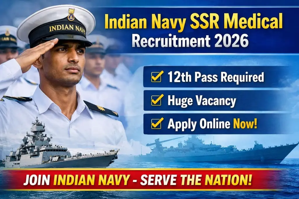 Indian Navy SSR Medical Recruitment 2026