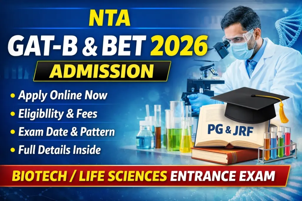 NTA GAT-B & BET Admission 2026