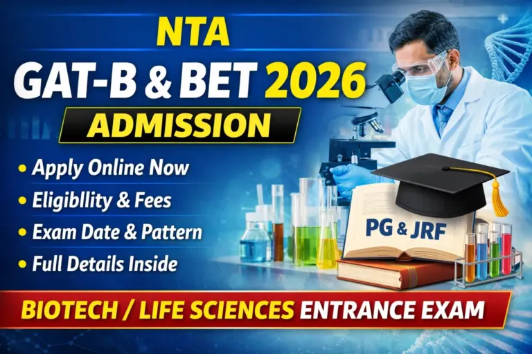 NTA GAT-B & BET Admission 2026