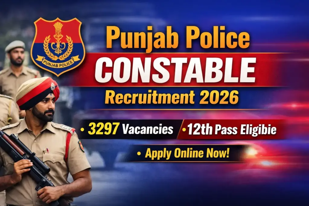 Punjab Police Constable Recruitment 2026
