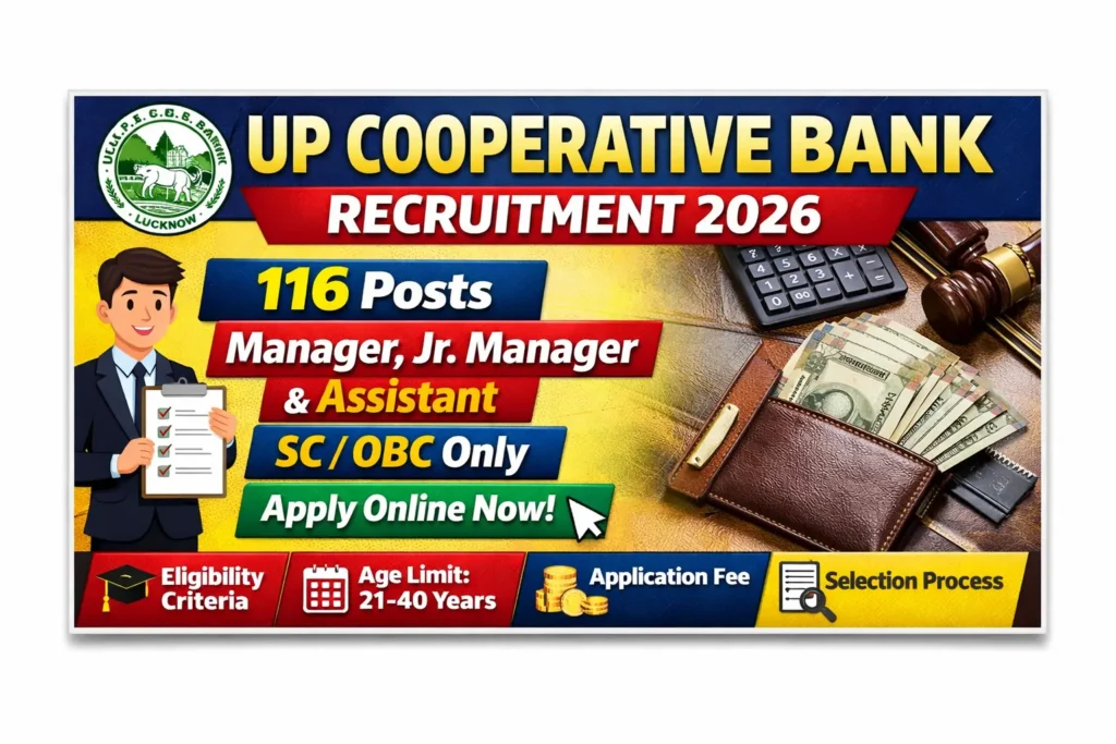 UP Cooperative Bank Recruitment 2026