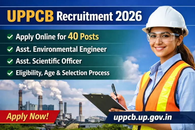 UPPCB Recruitment 2026