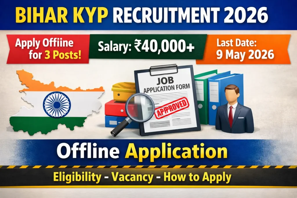 Bihar KYP Recruitment 2026 graphic