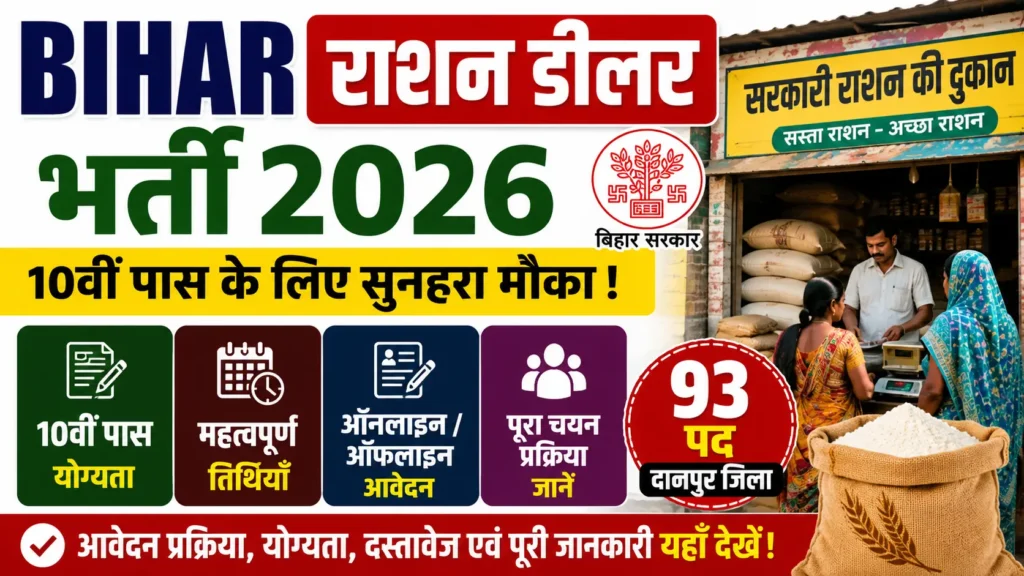 Bihar Ration Dealer Recruitment 2026