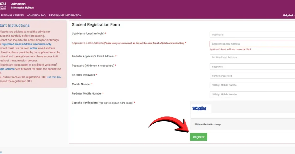 IGNOU Admission 2026