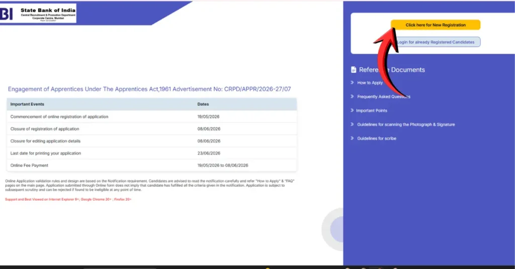 SBI Apprentice Recruitment 2026