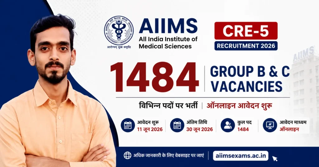 AIIMS CRE-5 Recruitment 2026