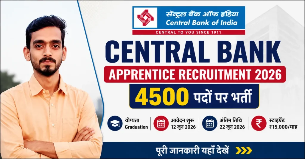 Central Bank Apprentice Vacancy 2026