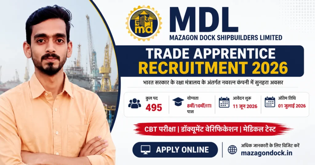 MDL Trade Apprentice Recruitment 2026