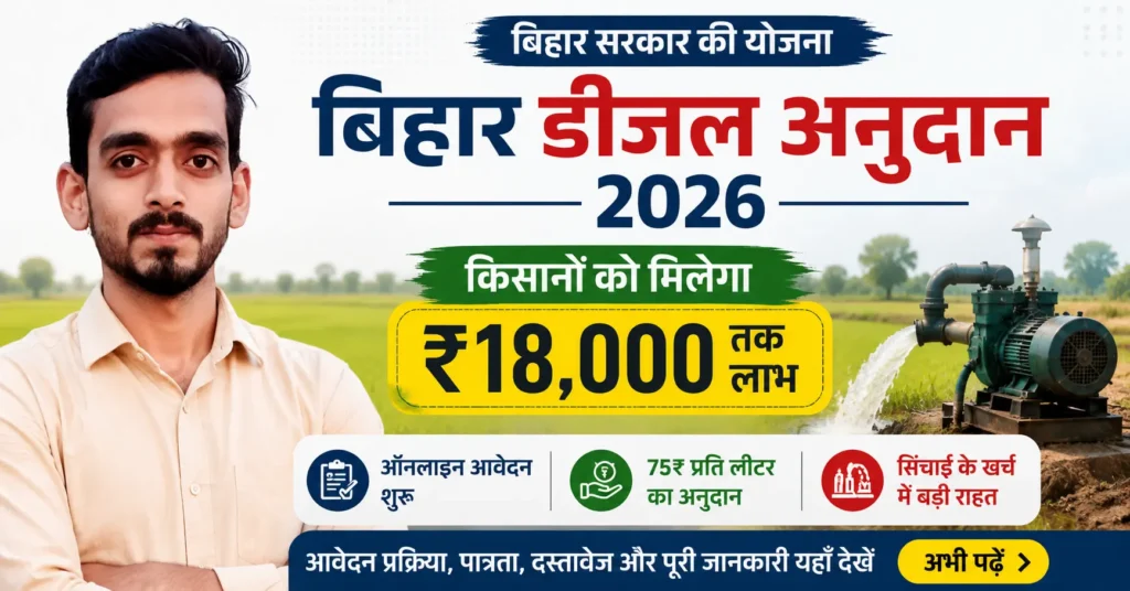 Bihar Diesel Anudan 2026 Online